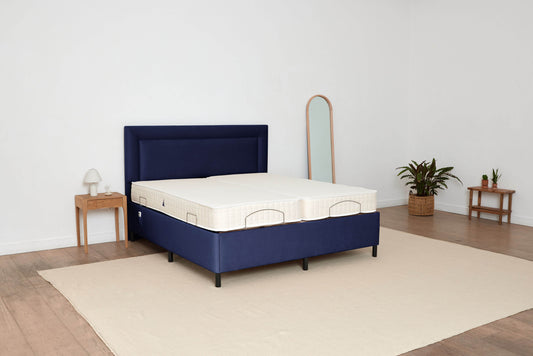 Super King (6ft) Adjustable Bed - Navy