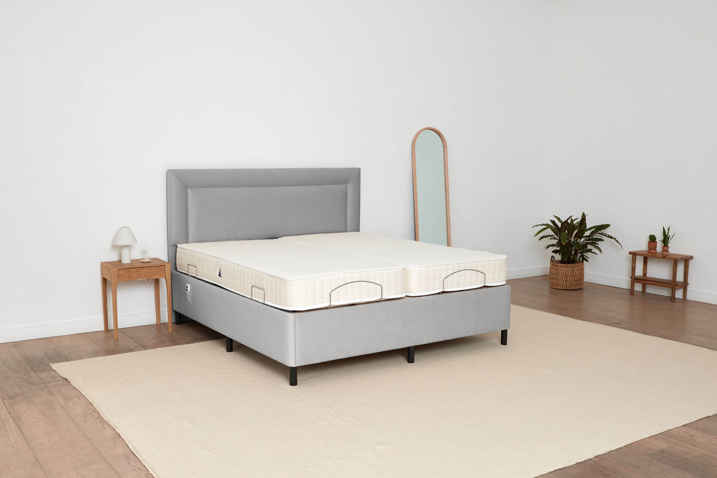 Super King (6ft) Adjustable Bed - Grey