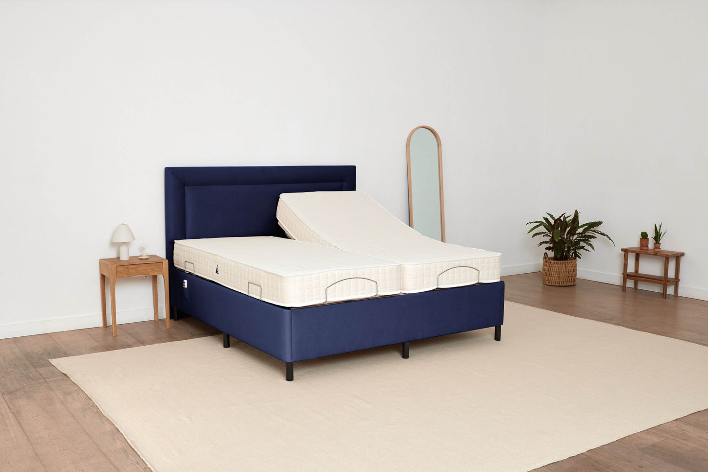 Super King (6ft) Adjustable Bed - Navy