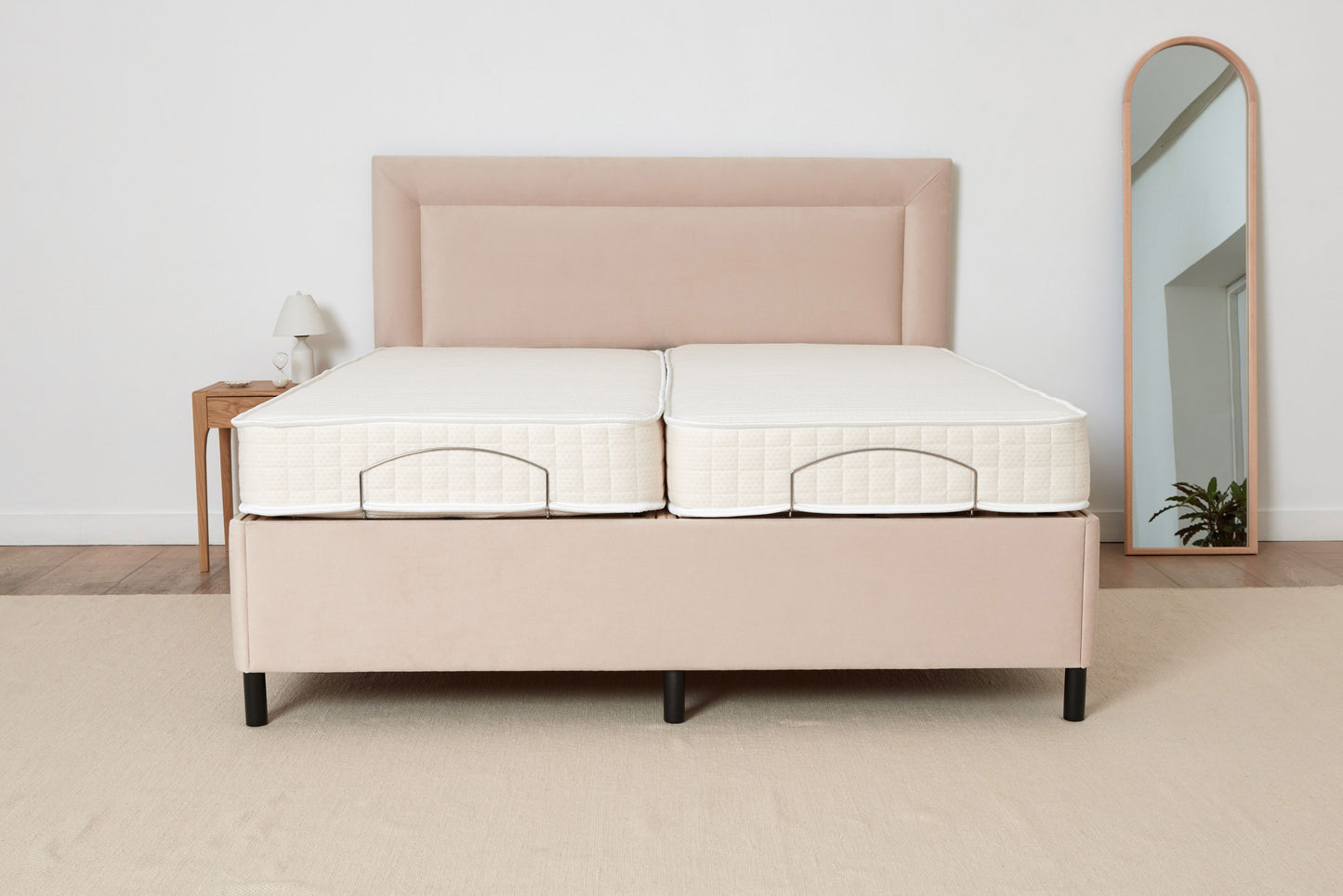 Super King (6ft) Adjustable Bed - Beige