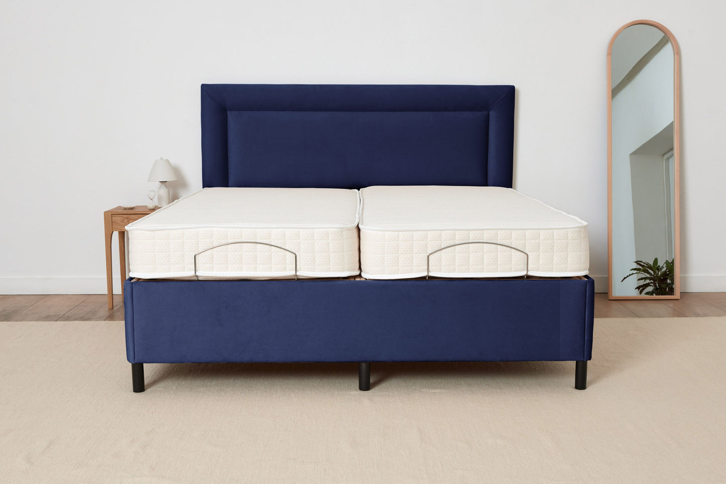 Super King (6ft) Adjustable Bed - Navy
