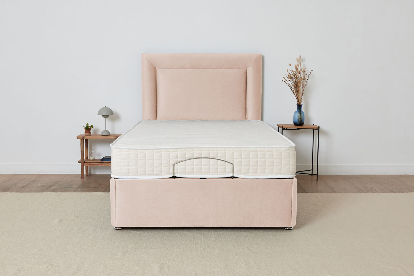 Single (4ft) Adjustable Bed - Beige
