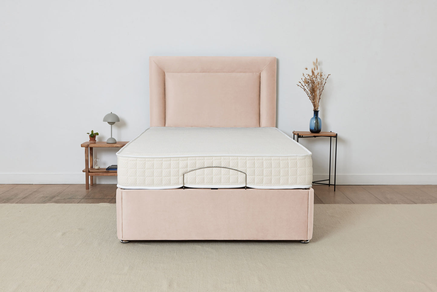 Single (4ft) Adjustable Bed - Beige