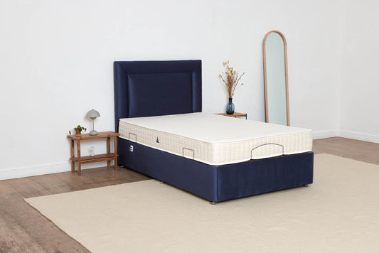 4 Foot Navy Adjustable Bed