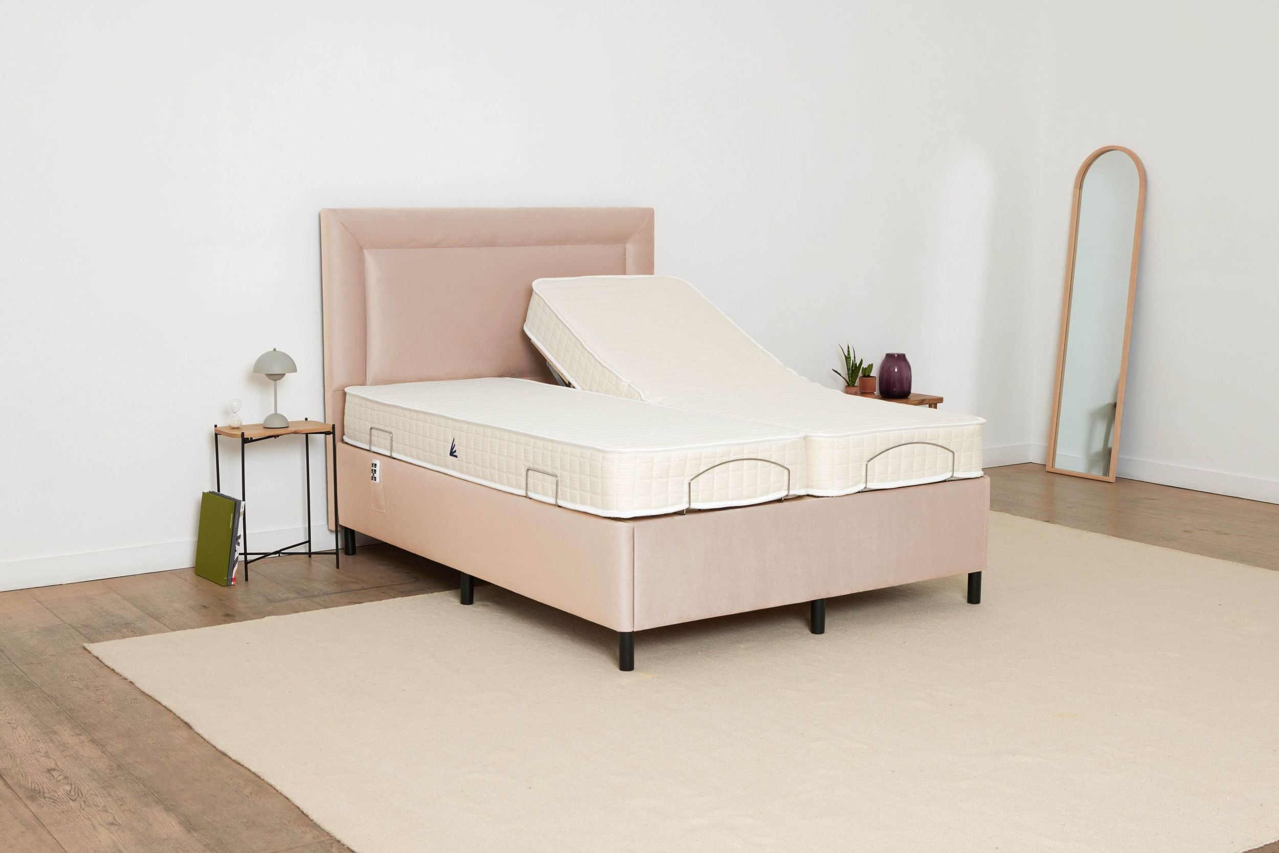 Queen size electric adjustable shop bed frame